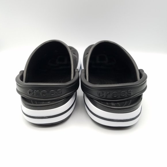 NEW Crocs Bayaband Clogs - Blk/Wh - Men 8 | Women 10 - Picture 4 of 9